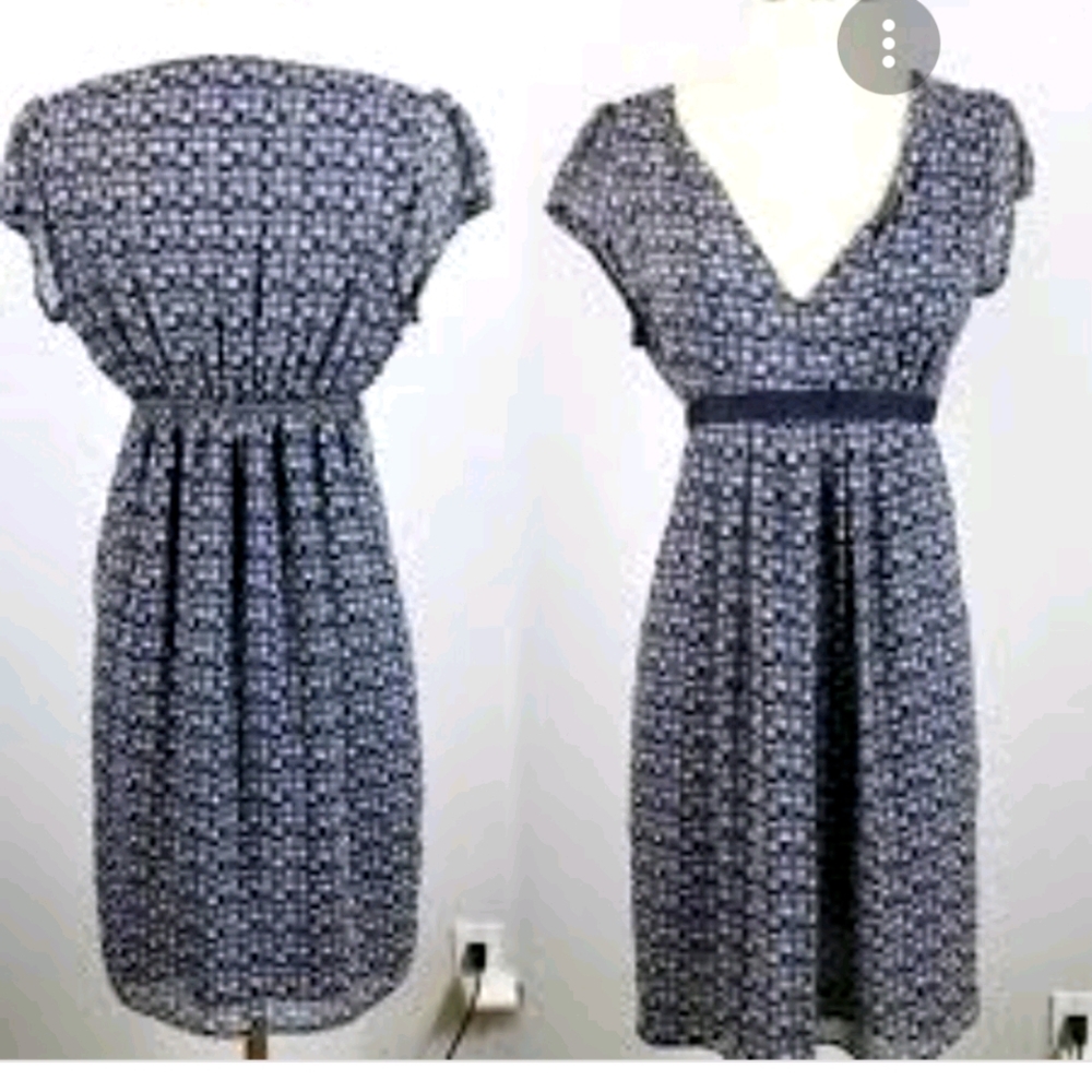Camaieu V Neck Chiffon Dress